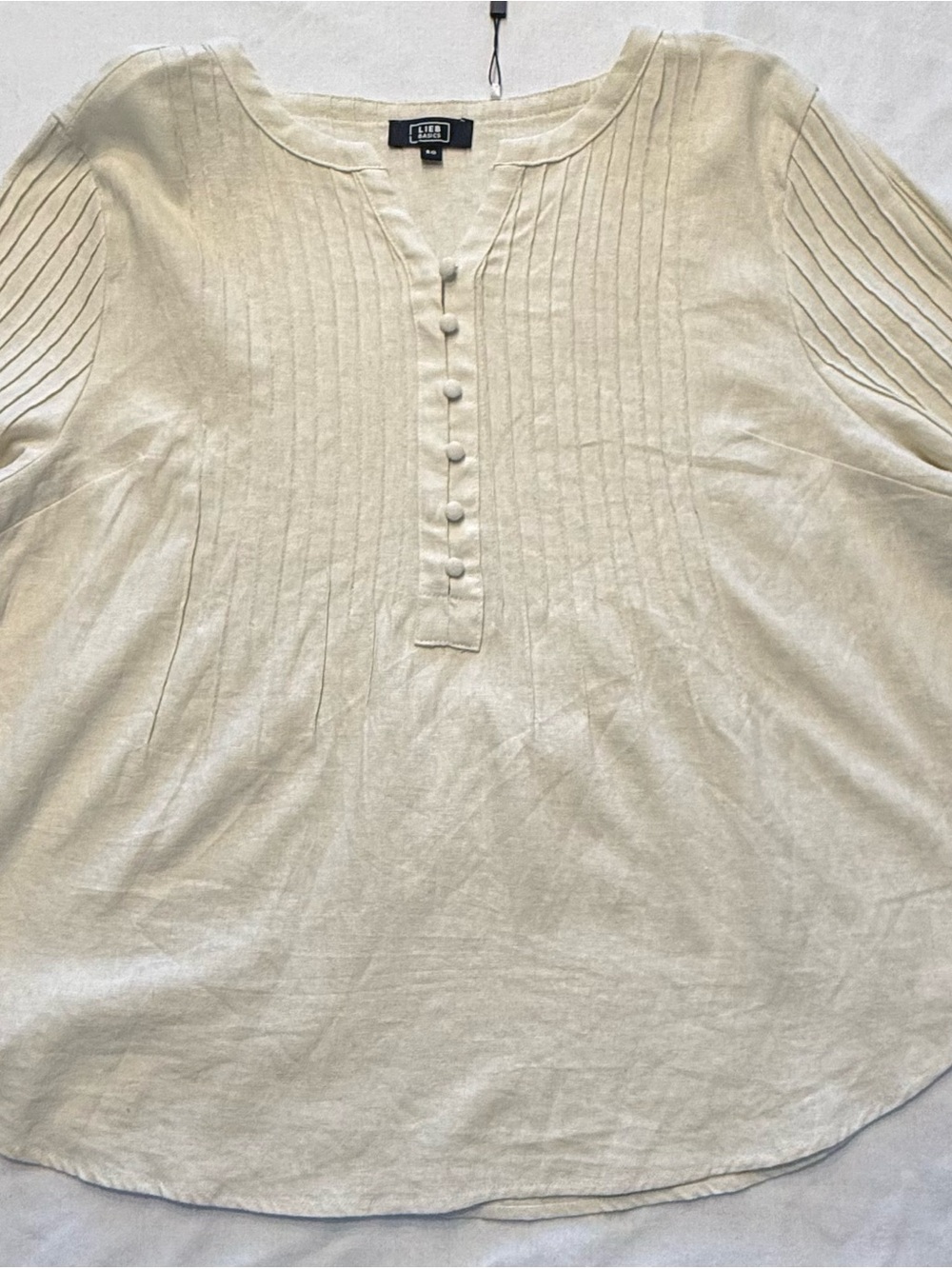 Cream Women's Blouse from Mexico